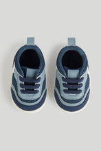 
                        
                          Load image into Gallery viewer, Mothercare Navy Pram Trainers
                        
                      