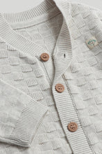 
                        
                          Load image into Gallery viewer, Mothercare Stone Checkerboard Cardigan
                        
                      