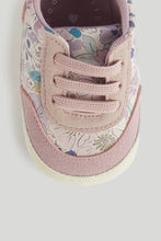 
                        
                          Load image into Gallery viewer, Mothercare Pink Floral Pram Trainers
                        
                      