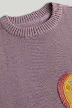 
                        
                          Load image into Gallery viewer, Mothercare Purple Giraffe Jumper
                        
                      