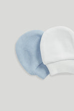 
                        
                          Load image into Gallery viewer, Mothercare 2 Pack Cotton Baby Hat and Mitts Set
                        
                      