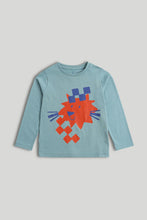 
                        
                          Load image into Gallery viewer, Mothercare Blue Tiger Long-Sleeved T-Shirt
                        
                      