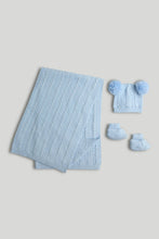 
                        
                          Load image into Gallery viewer, Mothercare Blue Knitted 3-Piece Set
                        
                      