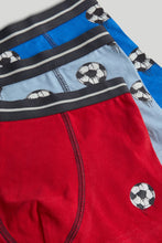 
                        
                          Load image into Gallery viewer, Mothercare 3 Pack Football Trunk Briefs
                        
                      