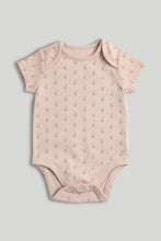 
                        
                          Load image into Gallery viewer, Mothercare 5 Pack My First Pink Flower and Butterfly Short-Sleeved Bodysuits
                        
                      