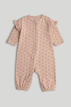 
                        
                          Load image into Gallery viewer, Mothercare My First Pink Flower Zip-Up All-in-One
                        
                      