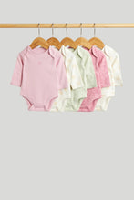 
                        
                          Load image into Gallery viewer, Mothercare 5 Pack Floral Animal Long-Sleeved Bodysuits
                        
                      