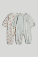 
                        
                          Load image into Gallery viewer, Mothercare 2 Pack My First Zip-Up All-in-Ones
                        
                      