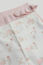 
                        
                          Load image into Gallery viewer, Mothercare 2 Pack My First Pink Bunny Leggings with Feet
                        
                      
