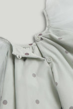 
                        
                          Load image into Gallery viewer, Mothercare Green Spot Dress
                        
                      