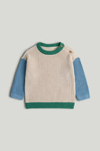 
                        
                          Load image into Gallery viewer, Mothercare Colour Block Knitted Jumper
                        
                      