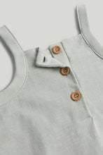 
                        
                          Load image into Gallery viewer, Mothercare My First Green and White Dungarees and Bodysuit Outfit
                        
                      