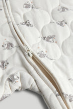 
                        
                          Load image into Gallery viewer, Mothercare Panda Quilted Zip-Up Sleepsuit 2.5 Tog
                        
                      