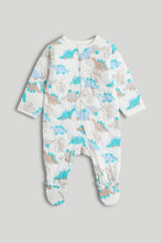 
                        
                          Load image into Gallery viewer, Mothercare Dinosaur Quilted Zip-Up Sleepsuit 2.5 Tog
                        
                      
