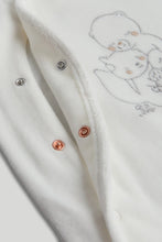
                        
                          Load image into Gallery viewer, Mothercare My First White Velour All-in-One
                        
                      
