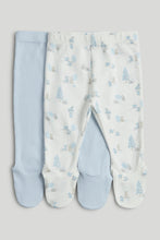 
                        
                          將圖片載入圖庫檢視器 Mothercare 2 Pack My First Blue and White Leggings with Feet
                        
                      