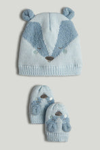 
                        
                          Load image into Gallery viewer, Mothercare Knitted Hat and Mittens Set
                        
                      