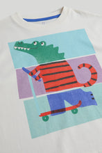 
                        
                          Load image into Gallery viewer, Mothercare Crocodile T-Shirt and Jogger Outfit
                        
                      