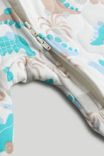 
                        
                          Load image into Gallery viewer, Mothercare Dinosaur Quilted Zip-Up Sleepsuit 2.5 Tog
                        
                      