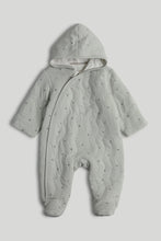 
                        
                          Load image into Gallery viewer, Mothercare Mint Quilted Pramsuit
                        
                      