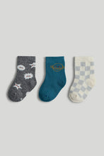 
                        
                          Load image into Gallery viewer, Mothercare 3 Pack Planet Baby Socks
                        
                      