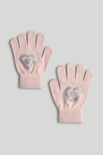 
                        
                          Load image into Gallery viewer, Mothercare Pink Heart Gloves
                        
                      