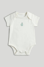 
                        
                          Load image into Gallery viewer, Mothercare 5 Pack Avocado Short-Sleeved Bodysuits
                        
                      