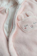 
                        
                          Load image into Gallery viewer, Mothercare My First Pink Fluffy Pramsuit
                        
                      
