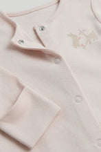 
                        
                          Load image into Gallery viewer, Mothercare 3 Pack My First Pink Sleepsuits
                        
                      