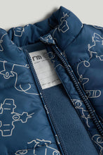 
                        
                          Load image into Gallery viewer, Mothercare Blue Plane Padded Gilet
                        
                      