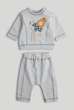 
                        
                          Load image into Gallery viewer, Mothercare Space Sweatshirt and Jogger Outfit
                        
                      
