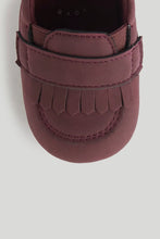 
                        
                          Load image into Gallery viewer, Mothercare Burgundy Pram Shoes
                        
                      