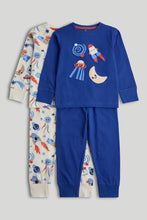 
                        
                          Load image into Gallery viewer, Mothercare 2 Pack Space Pyjamas
                        
                      