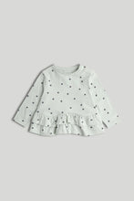 
                        
                          Load image into Gallery viewer, Mothercare Spotty Frill Long-Sleeved T-Shirt
                        
                      