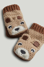 
                        
                          Load image into Gallery viewer, Mothercare Bear Knitted Mittens
                        
                      