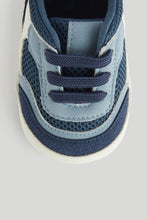 
                        
                          Load image into Gallery viewer, Mothercare Navy Pram Trainers
                        
                      