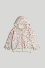
                        
                          Load image into Gallery viewer, Mothercare Ditsy Zip-Up Hoodie
                        
                      