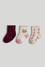 
                        
                          Load image into Gallery viewer, Mothercare 3 Pack Baby Socks
                        
                      