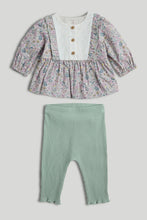 
                        
                          Load image into Gallery viewer, Mothercare Vintage Blouse and Legging Outfit
                        
                      