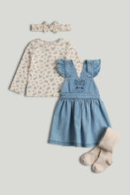 
                        
                          Load image into Gallery viewer, Mothercare Cream and Blue 4-Piece Outfit Set
                        
                      