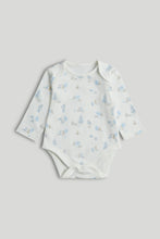 
                        
                          Load image into Gallery viewer, Mothercare 5 Pack My First Blue and White Long-Sleeved Bodysuits
                        
                      