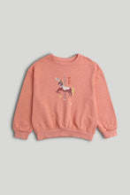 
                        
                          Load image into Gallery viewer, Mothercare Pink Horse Sweatshirt
                        
                      