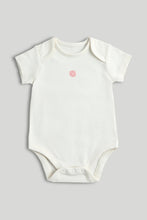 
                        
                          Load image into Gallery viewer, Mothercare 5 Pack My First Pink Flower and Butterfly Short-Sleeved Bodysuits
                        
                      