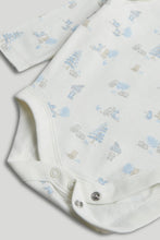 
                        
                          Load image into Gallery viewer, Mothercare 5 Pack My First Blue and White Long-Sleeved Bodysuits
                        
                      