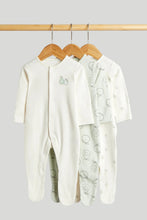 
                        
                          Load image into Gallery viewer, Mothercare 3 Pack Avocado Sleepsuits
                        
                      