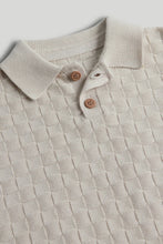 
                        
                          Load image into Gallery viewer, Mothercare Beige Checkerboard Polo Shirt
                        
                      