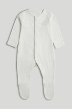 
                        
                          Load image into Gallery viewer, Mothercare 3 Pack Animal Sleepsuits
                        
                      