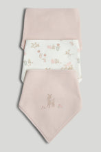 
                        
                          Load image into Gallery viewer, Mothercare 3 Pack My First Pink Dribble Bibs
                        
                      