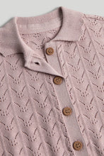 
                        
                          Load image into Gallery viewer, Mothercare Pink Pointelle Cardigan
                        
                      