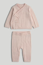 
                        
                          Load image into Gallery viewer, Mothercare My First Pink Knitted Top and Legging Outfit
                        
                      